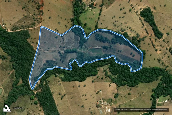Imagem de satélite de FAZENDA CAPIVARI - PARCELA 02 em Bom Despacho - MG