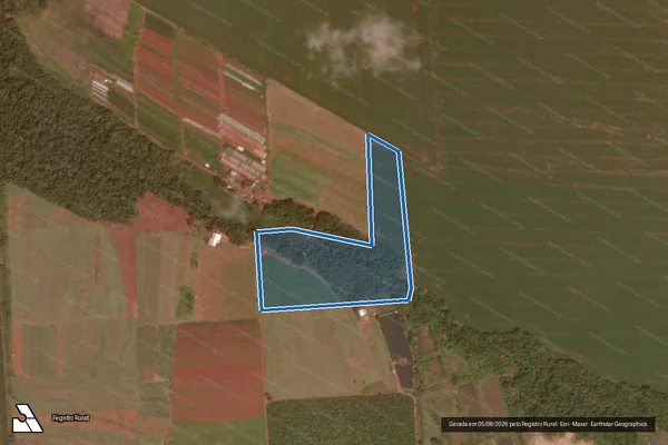 Imagem de satélite de Sitio Machado - PARCELA 01 em Primavera do Leste - MT