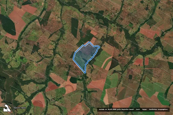 Imagem de satélite de Fazenda Água Limpa de Cima - Fazenda Água Limpa de Cima em Comendador Gomes - MG