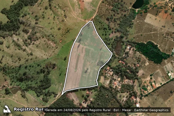 Imagem de satélite de Fazenda Vale do Paraopeba - Parcela 3 em Esmeraldas - MG