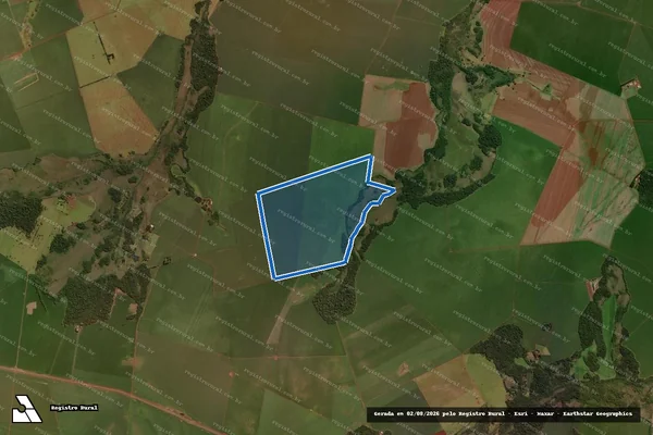 Imagem de satélite de Fazenda Rancho Boa Fé - PARTE 1 em Maracaju - MS