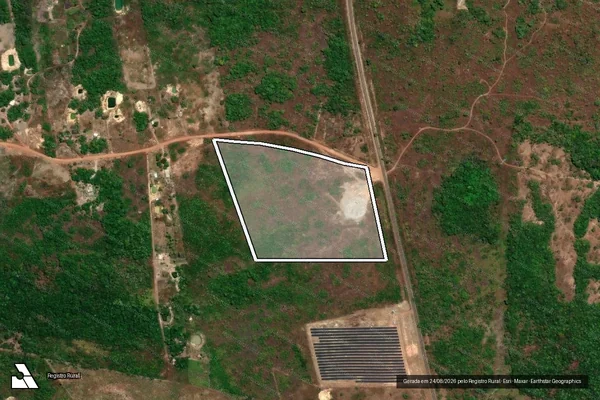 Imagem de satélite de CHÁCARA FLORESTA - Parte 4 em Pau D'Arco - PA
