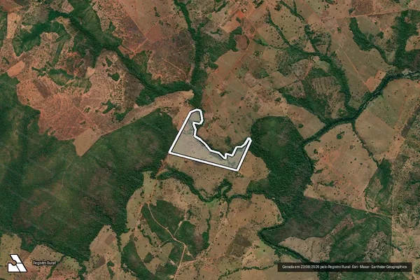 Imagem de satélite de Lote 37 ? P.A. Roberto Martins Melo - Lote 37 ? P.A. Roberto Martins Melo em Minaçu - GO