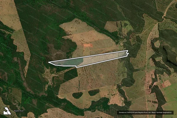 Imagem de satélite de Fazenda Fala Verdade - Parte 1 - Parcela 3 em São Gabriel do Oeste - MS