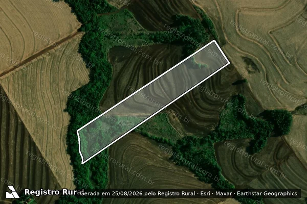 Imagem de satélite de Lote nº 29-D - Secção Água Grande - Gleba Rio Mourão - Lote nº 29-D em Engenheiro Beltrão - PR