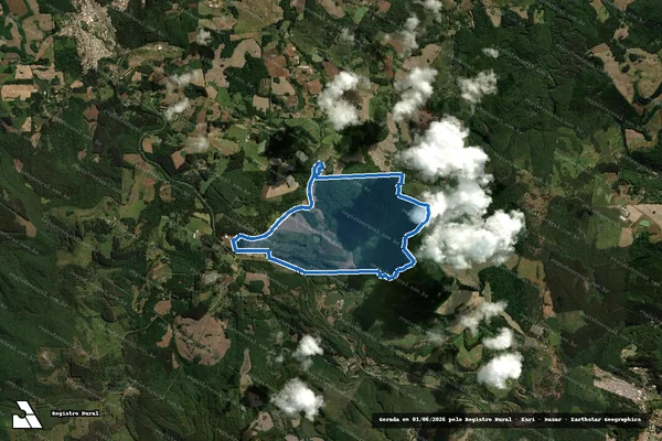 Imagem de satélite de FAZENDA MARMELEIRO - Parcela 01 em Catanduvas - SC