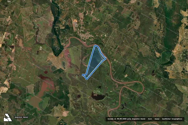 Imagem de satélite de FAZENDA USINA MARAVILHA / Parte 1 em Santo Antônio do Leverger - MT