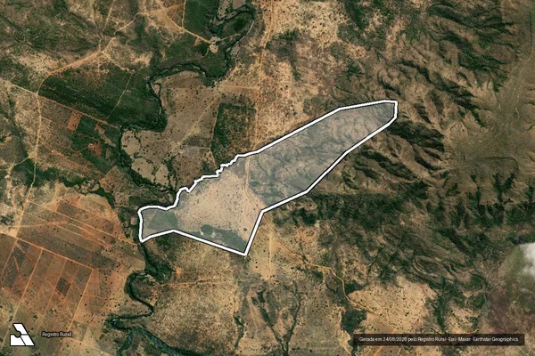 Imagem de satélite de FAZENDA SENHORA DA PAZ em Buritis - MG