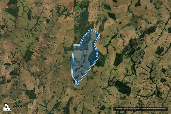 Imagem de satélite de FAZENDA SANTA MARIA - Gleba 01 em São Luís de Montes Belos - GO