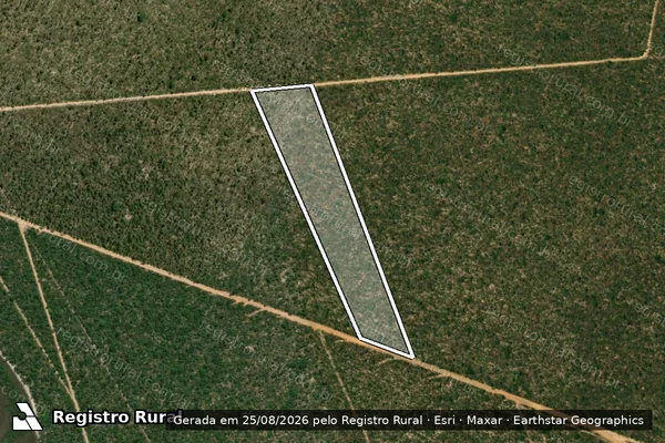 Imagem de satélite de FAZENDA ONCA PARCELA VIII - 001 em São Desidério - BA