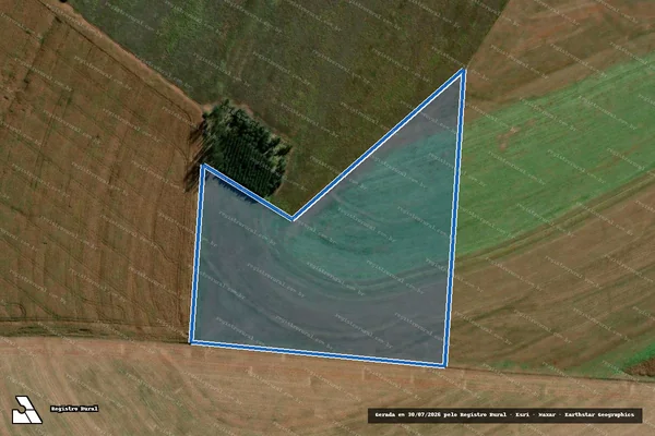 Imagem de satélite de Fazenda Três Ilhas - PARTE 1 em Santa Cruz do Rio Pardo - SP