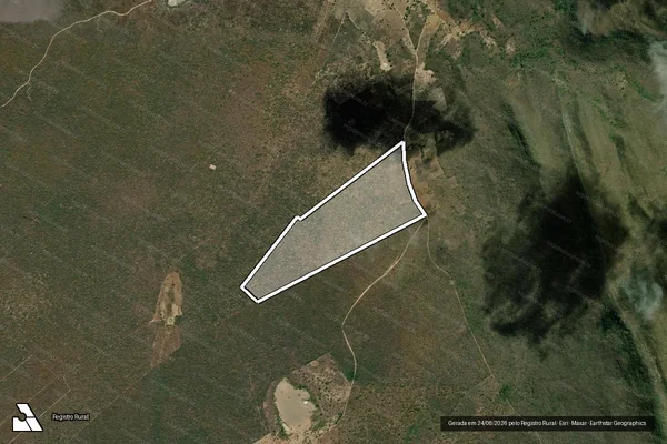 Imagem de satélite de Fazenda Pau D Arco - Gleba B em Oliveira dos Brejinhos - BA