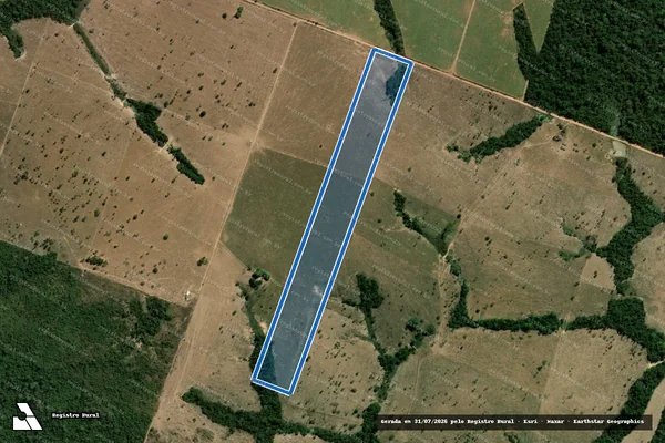 Imagem de satélite de FAZENDA MARBRUN - FAZENDA MARBRUN ? LOTE RURAL Nº 298/A em Paranaíta - MT