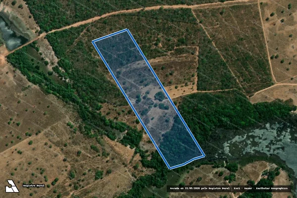 Imagem de satélite de PARTE B DO LOTE 70, DO LOTEAMENTO CABECEIRA DO RIBEIRÃO SÃO JOSE GRANDE - Parte 4 em Peixe - TO