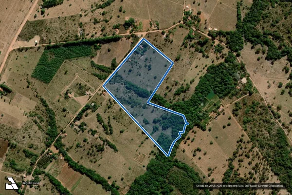 Imagem de satélite de FAZENDA SANTA RITA - Parte 14 em Orizona - GO
