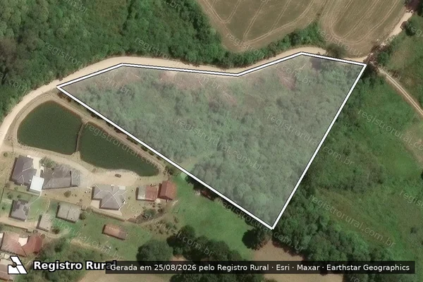 Imagem de satélite de Rancho São Pedro - Rancho São Pedro3 em Araucária - PR