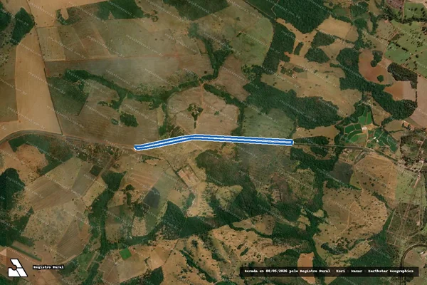 Imagem de satélite de FAZENDA SOZINHA em Bonfinópolis - GO