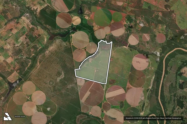 Imagem de satélite de Fazenda Buriti - Lugar Lote 02 - 001 em Paracatu - MG