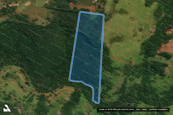 Imagem de satélite de Fazenda Santo Angelo ?  Área de Posse ? PT. do Lote Rural nº 60, da Gleba nº 20, da Colônia ?A? Guaraniaçu - Fazenda Santo Angelo ?  Área de Posse ? PT. do Lote Rural nº 60, da Gleba nº 20, da Colônia ?A? Guaraniaçu em Guaraniaçu - PR