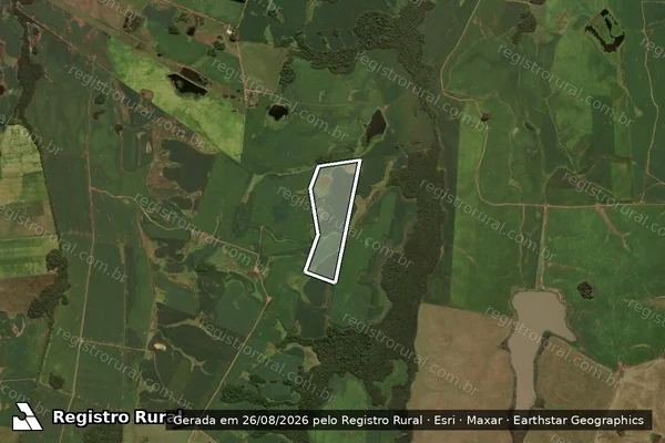 Imagem de satélite de Fazenda das Paineiras - Lote 1 em Cachoeira do Sul - RS