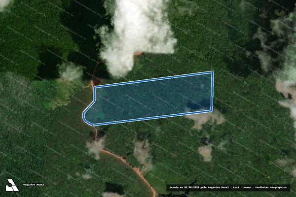Imagem de satélite de Fazenda Peres - em Porto Grande - AP