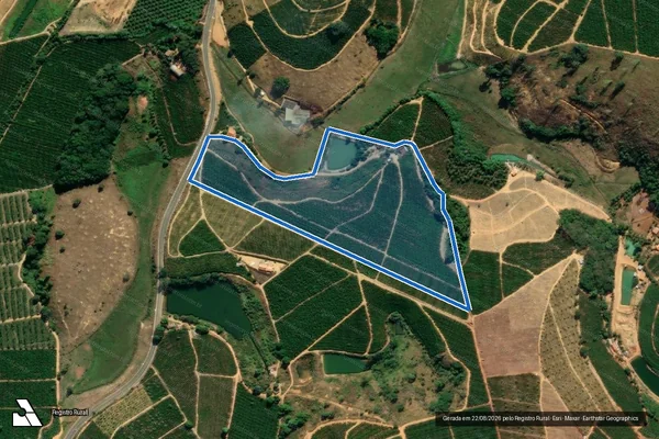 Imagem de satélite de Sítio Bela Vista - Parcela 1 em Colatina - ES
