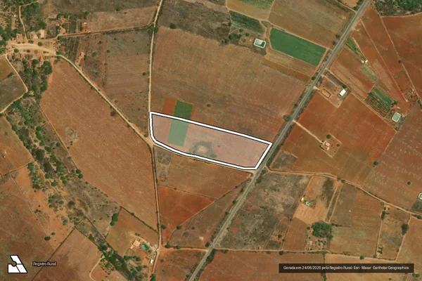 Imagem de satélite de FAZENDA BELA VISTA - Gleba 01 em Ibititá - BA