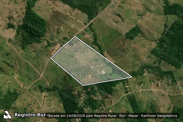Imagem de satélite de PA RIO BRANCO - LOTE 02B - Parcela 1 em Parauapebas - PA