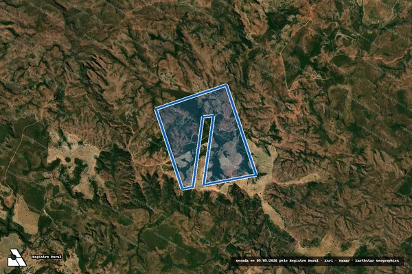 Imagem de satélite de Fazenda Estreito em Caiapônia - GO