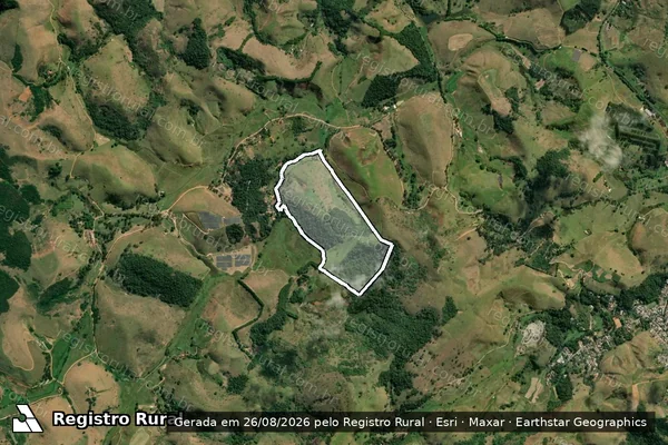 Imagem de satélite de SÍTIO BULCÃO - SÍTIO BUCÃO em Valença - RJ