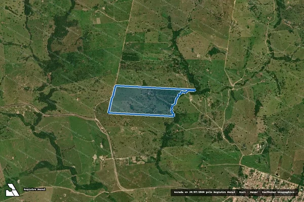 Imagem de satélite de FAZENDA GAIVOTA em Jauru - MT