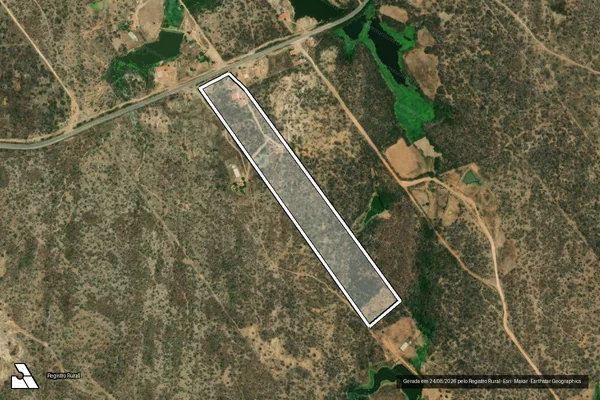 Imagem de satélite de SITIO SAO PEDRO I - Parte 1 em Jaguaretama - CE