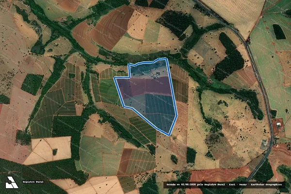 Imagem de satélite de FAZENDA RENASCER - 001 em Canápolis - MG