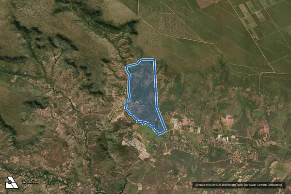 Imagem de satélite de Fazenda Candeias III - 001 em Barreiras - BA