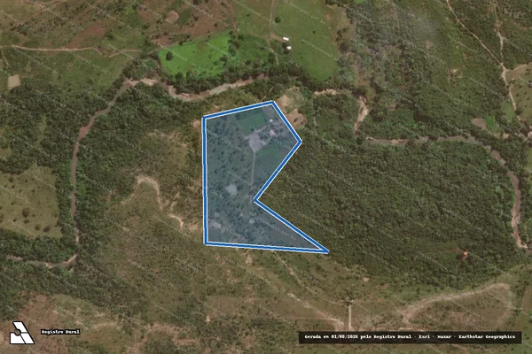 Imagem de satélite de Fazenda Bom Exemplo - Área 01 em Filadélfia - TO