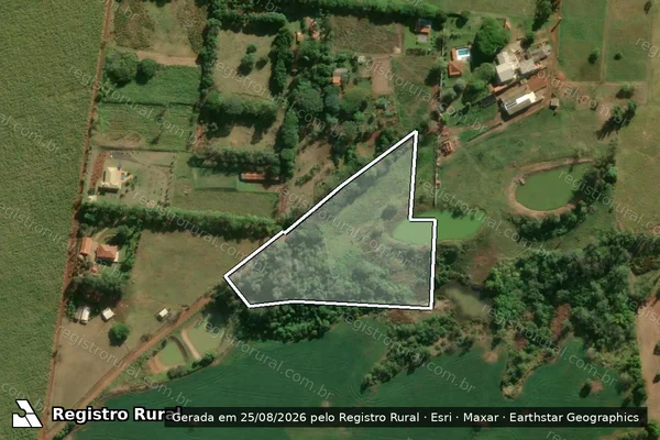 Imagem de satélite de Fazenda São Joaquim - PARCELA 03 em Cesário Lange - SP