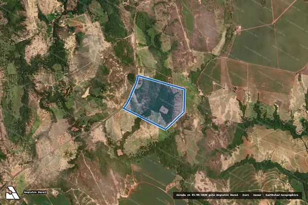 Imagem de satélite de FAZENDA SANTO ANTÔNIO DO XAVIER E SANTO ANTÔNIO DO BONITO ? QUINHÃO 02 E RESTANTE DO QUINHÃO B - Gleba 01 em Formosa - GO