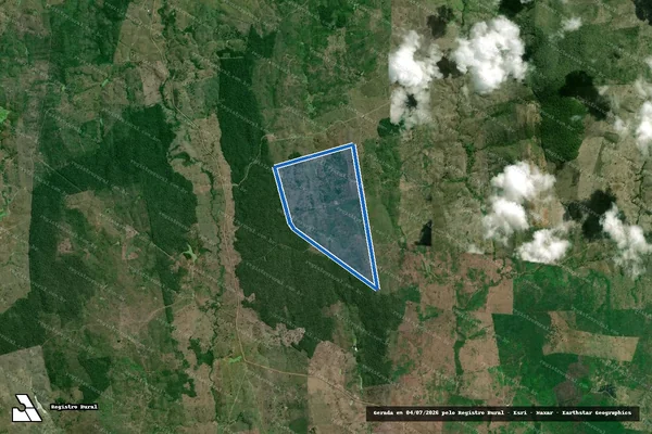Imagem de satélite de FAZENDA JUNCO - 001 em Itaju do Colônia - BA