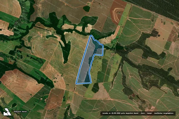 Imagem de satélite de FAZENDA MARILIA - Lote 58-REM em Tuneiras do Oeste - PR