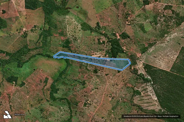 Imagem de satélite de FAZENDA BOM SOSSEGO - PARCELA 07 em Formosa da Serra Negra - MA