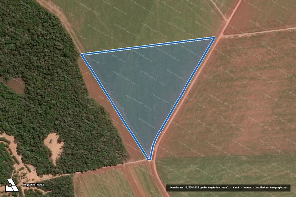 Imagem de satélite de FAZENDA MENINO DEUS – A em Sorriso - MT