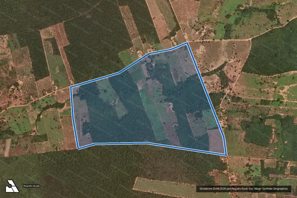 Imagem de satélite de FAZENDA FAZENDINHA - Gleba 2 em Riachão das Neves - BA