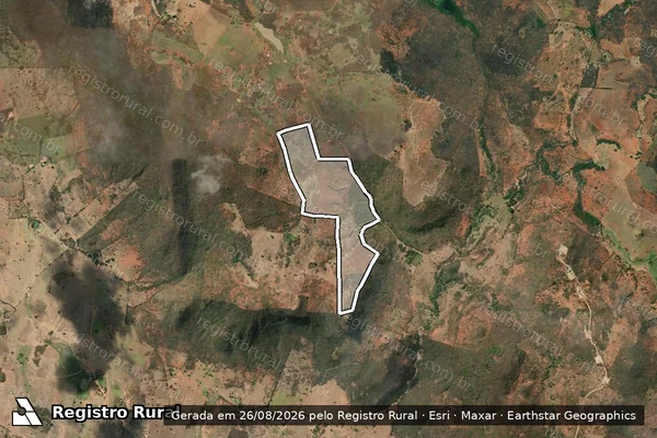Imagem de satélite de FAZENDA CUBÍCULO - FAZENDA CUBÍCULO em Igaporã - BA