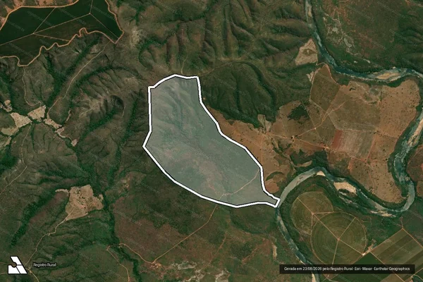 Imagem de satélite de Fazenda Pimenta - em Olhos-d'Água - MG