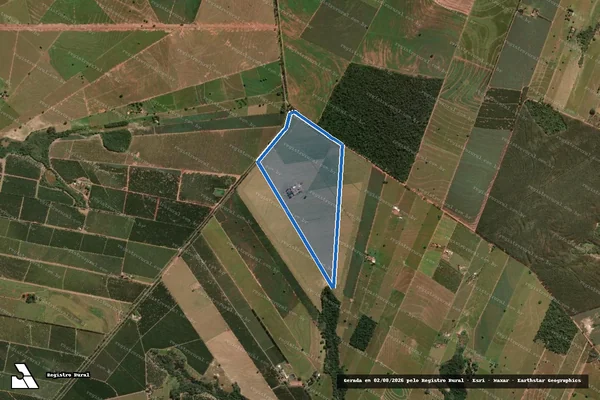 Imagem de satélite de Lote n° 186-1-Remanescente - Lote n° 186-1-Remanescente em Paranavaí - PR