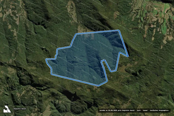 Imagem de satélite de FAZENDA CANELEIRA - Parte 4 em Bom Retiro - SC