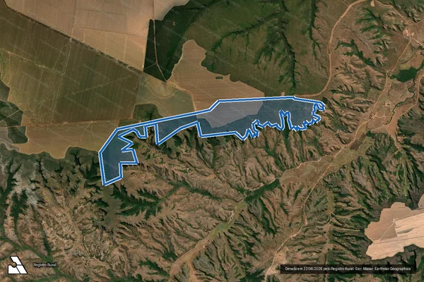 Imagem de satélite de Fazenda Alto da Serra - Única em Alto Parnaíba - MA
