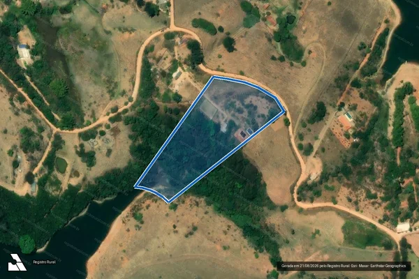 Imagem de satélite de SITIO DO PROFESSOR - Lote 11 em Santa Branca - SP
