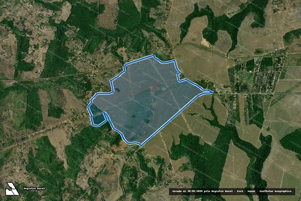 Imagem de satélite de FAZENDA REUNIDAS PINGUELA - GLEBA 1 em Cachoeira - BA