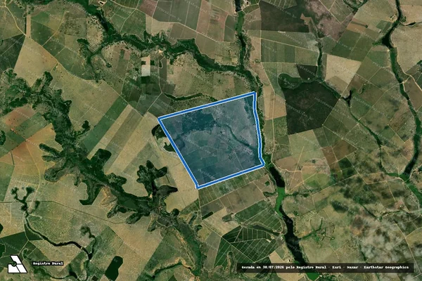Imagem de satélite de Fazenda Nova América - Parcela 1 em Montanha - ES